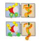 Jolly Designs Peek-a-Boo Stoffbuch für Kleinkinder