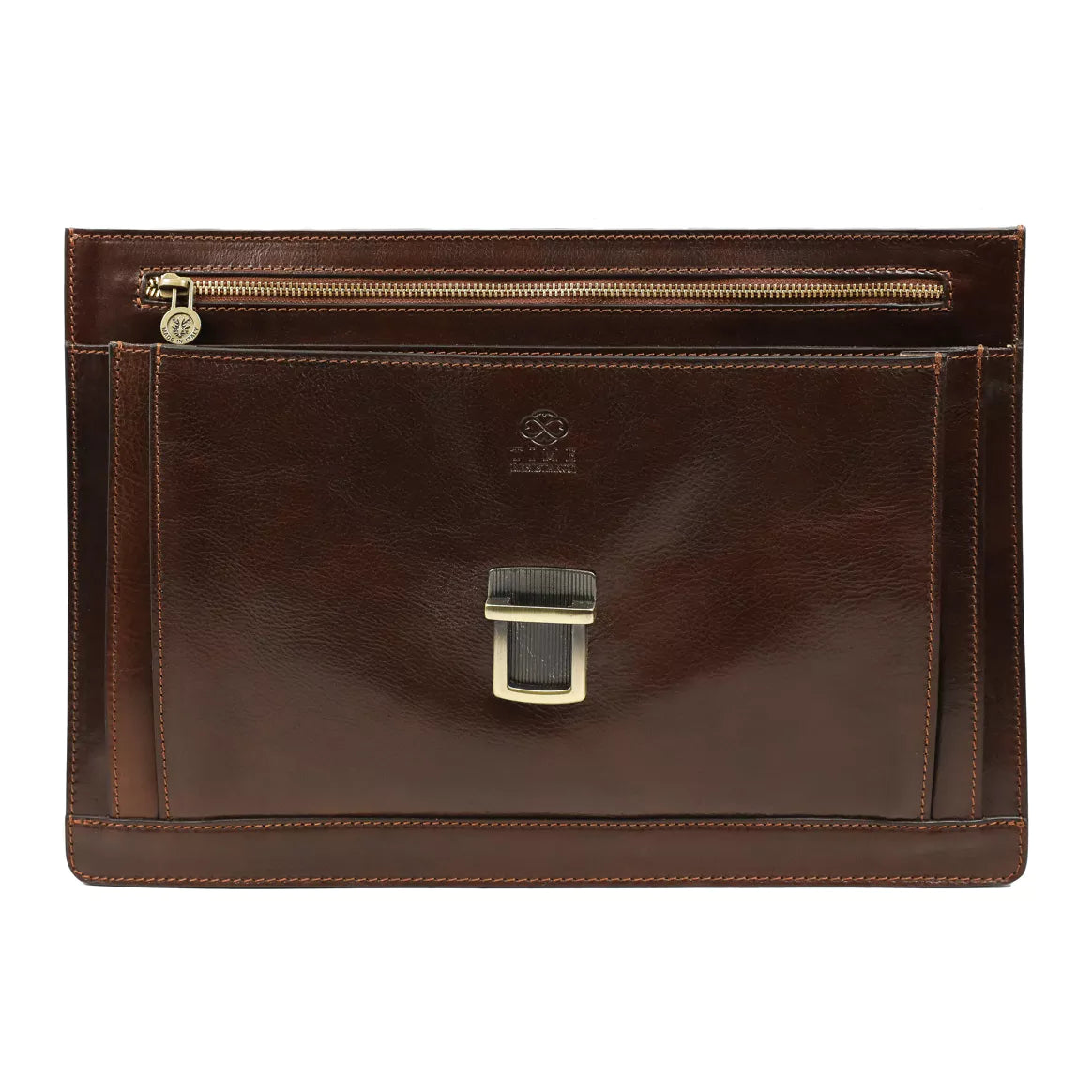 Time Resistance Leder Aktentasche "The Magus"