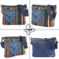 Sunsa Damen Umhängetasche aus recycelten Materialien Crossbody boho