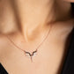 Einzelstück ANGEL FADE KETTE -  Halskette mit Zirkonia Steinchen