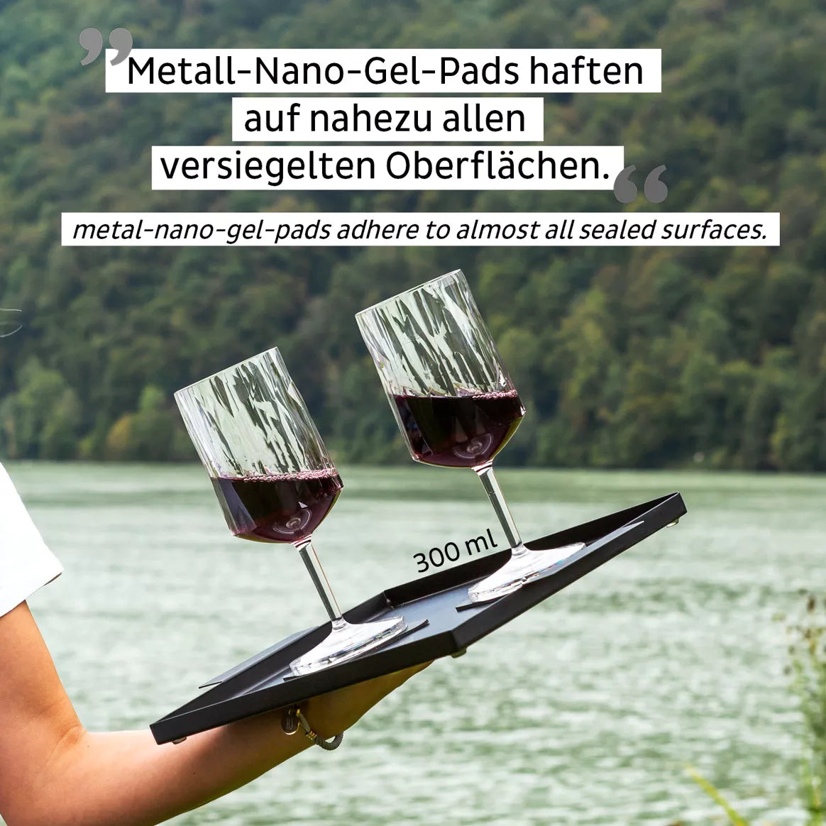 Silwy Magnet-Kunststoffgläser WEIN (2er Set) 0,3 l