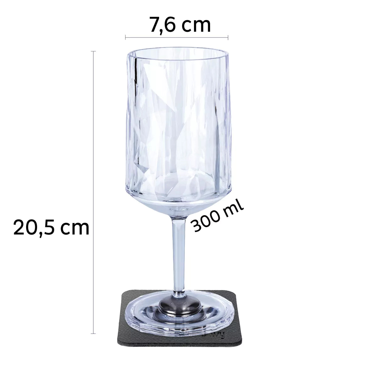 Silwy Magnet-Kunststoffgläser WEIN (2er Set) 0,3 l