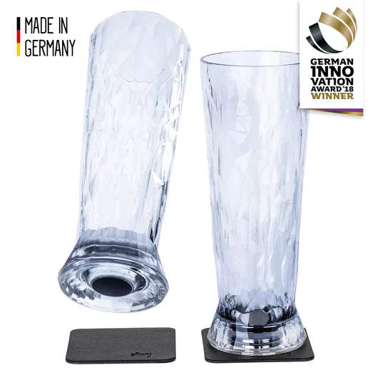 Silwy Magnet-Kunststoffgläser BIER (2er Set) 0,5l