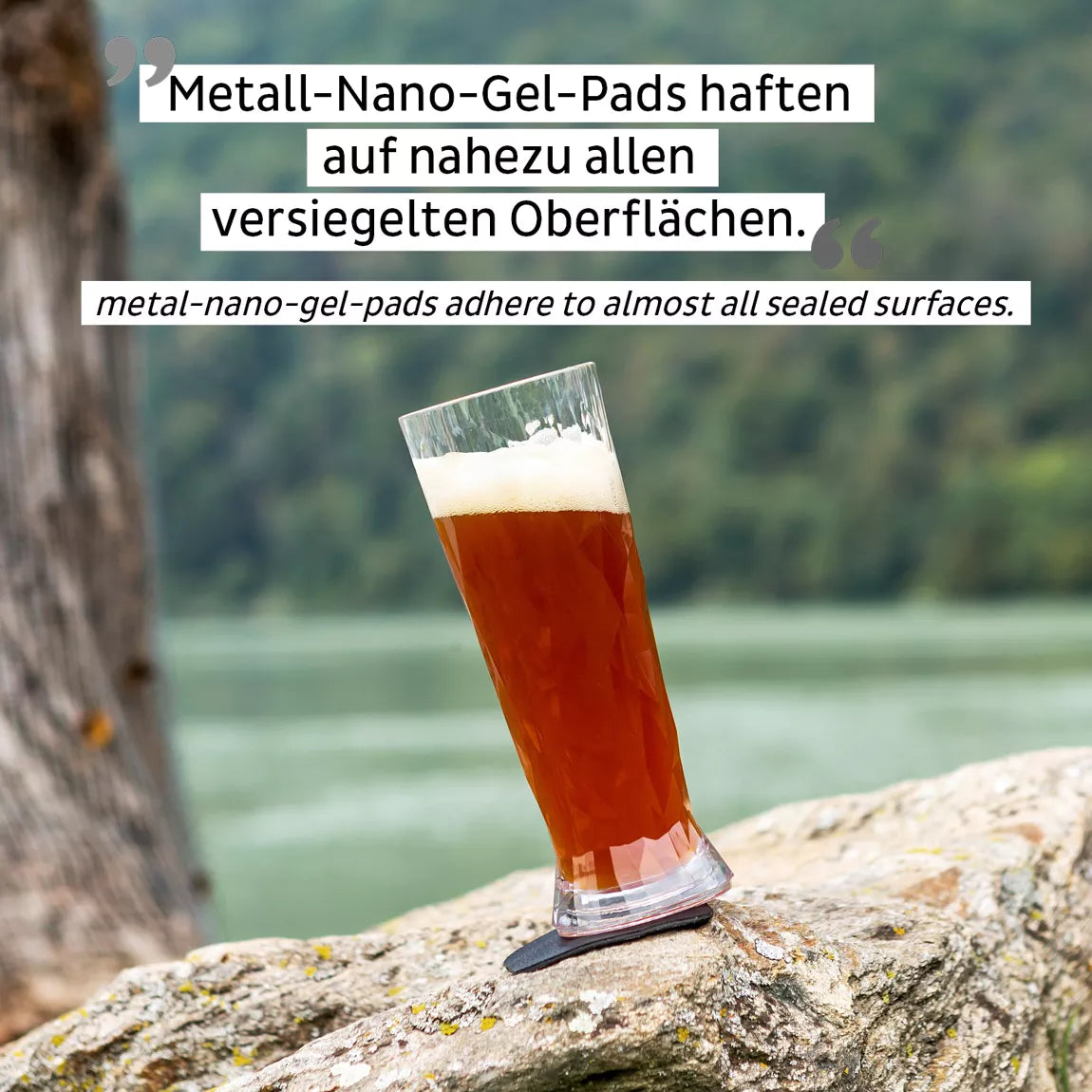 Silwy Magnet-Kunststoffgläser BIER (2er Set) 0,5l