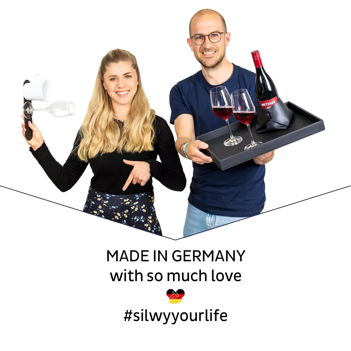 Silwy Magnet-Kunststoffgläser BIER (2er Set) 0,5l