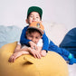 koaa – Snapback Kids "Pirat" - Maus-Stickerei - Braun/Beige