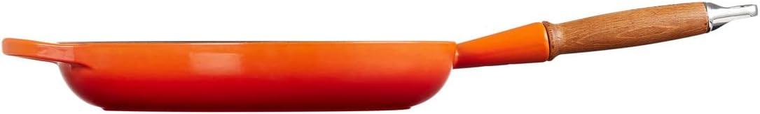 Le Creuset Signature Bratpfanne Gusseisen 28 cm Induktion Ofenrot Holzgriff