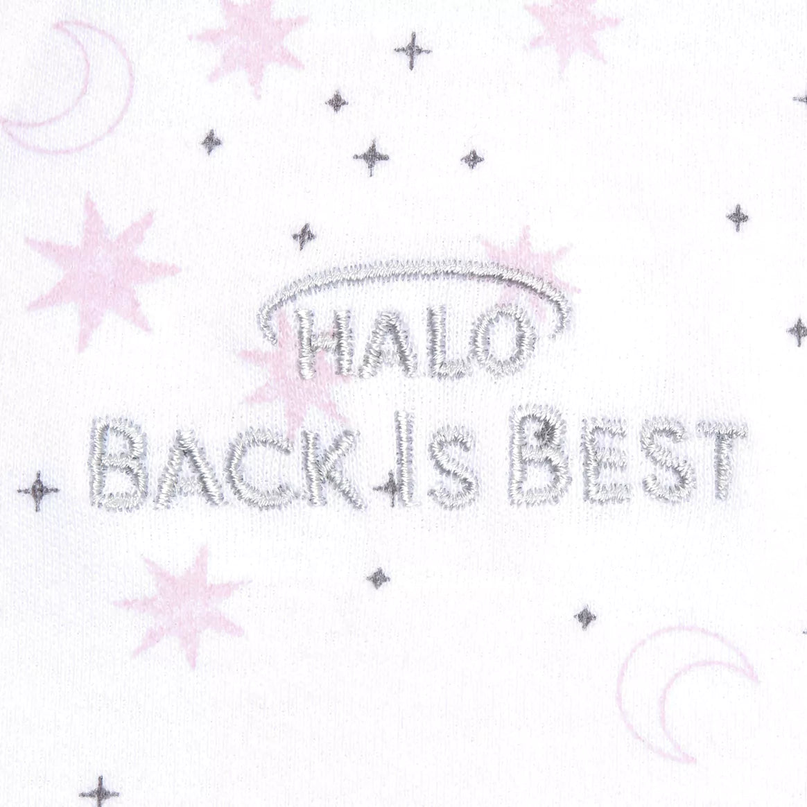 HALO Pucktuch "Midnight Moons Pink" 0 bis 3 Monate