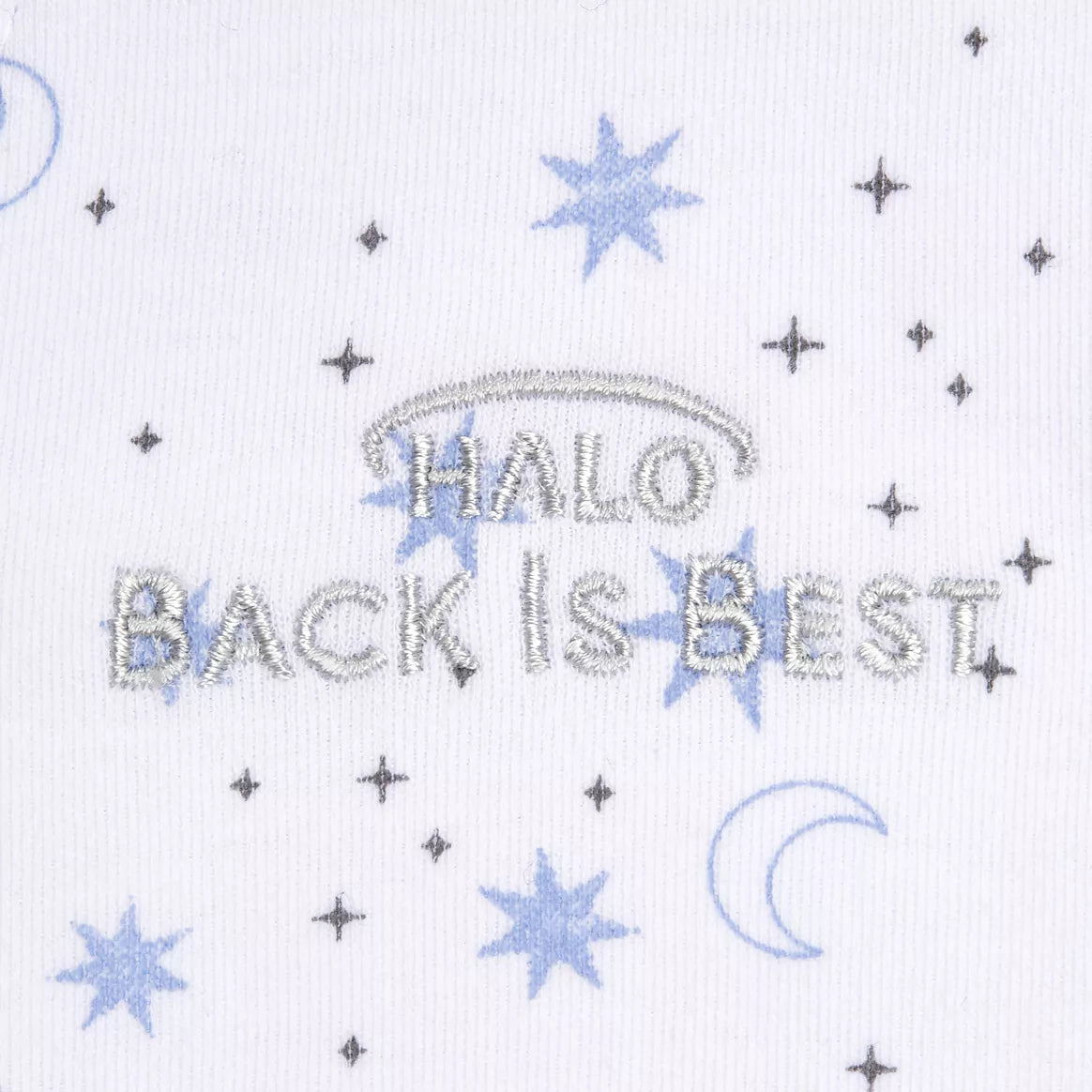 HALO Pucktuch "Midnight Moons Blue" 0 bis 3 Monate