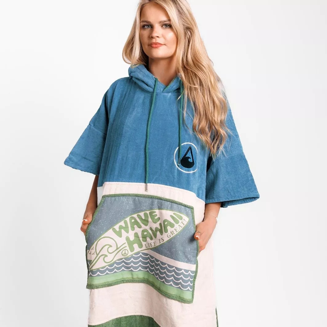 WAVE HAWAII Poncho Curitiba Größe M