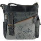 Sunsa Damen Große Crossbody Tasche in Vintage Stil