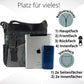 Sunsa Damen Große Crossbody Tasche in Vintage Stil