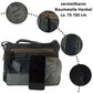 Sunsa Damen Schultertasche im Vintage Stil (Segeltuch)