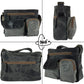 Sunsa Damen Schultertasche im Vintage Stil (Segeltuch)