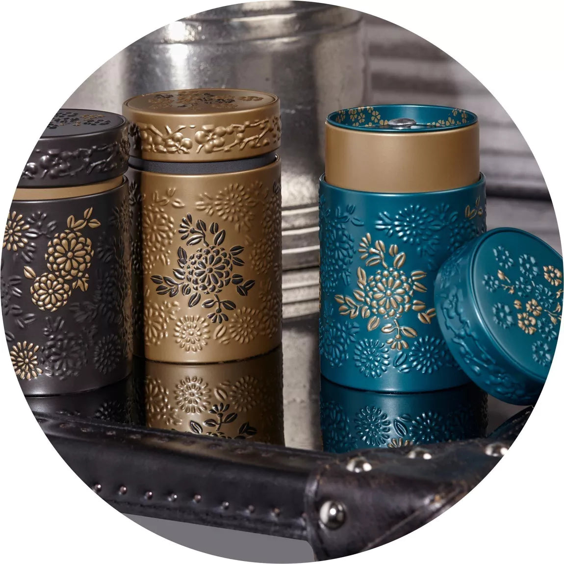 Eigenart Metalldose Yumiko 150g (3er Set)