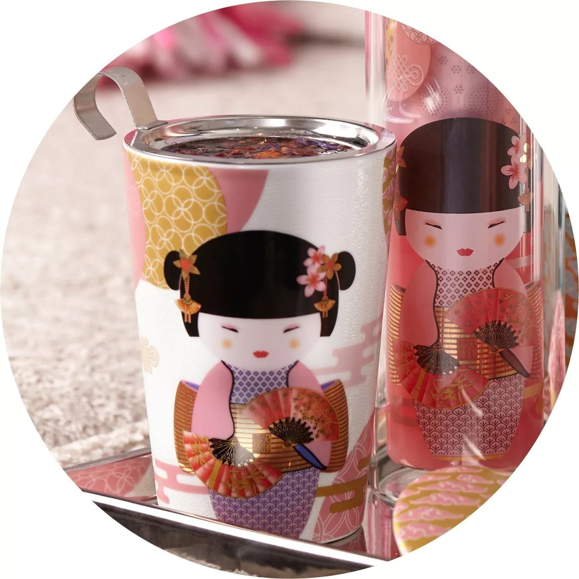 Eigenart Porzellanbecher TEAEVE New Little Geisha ROSA