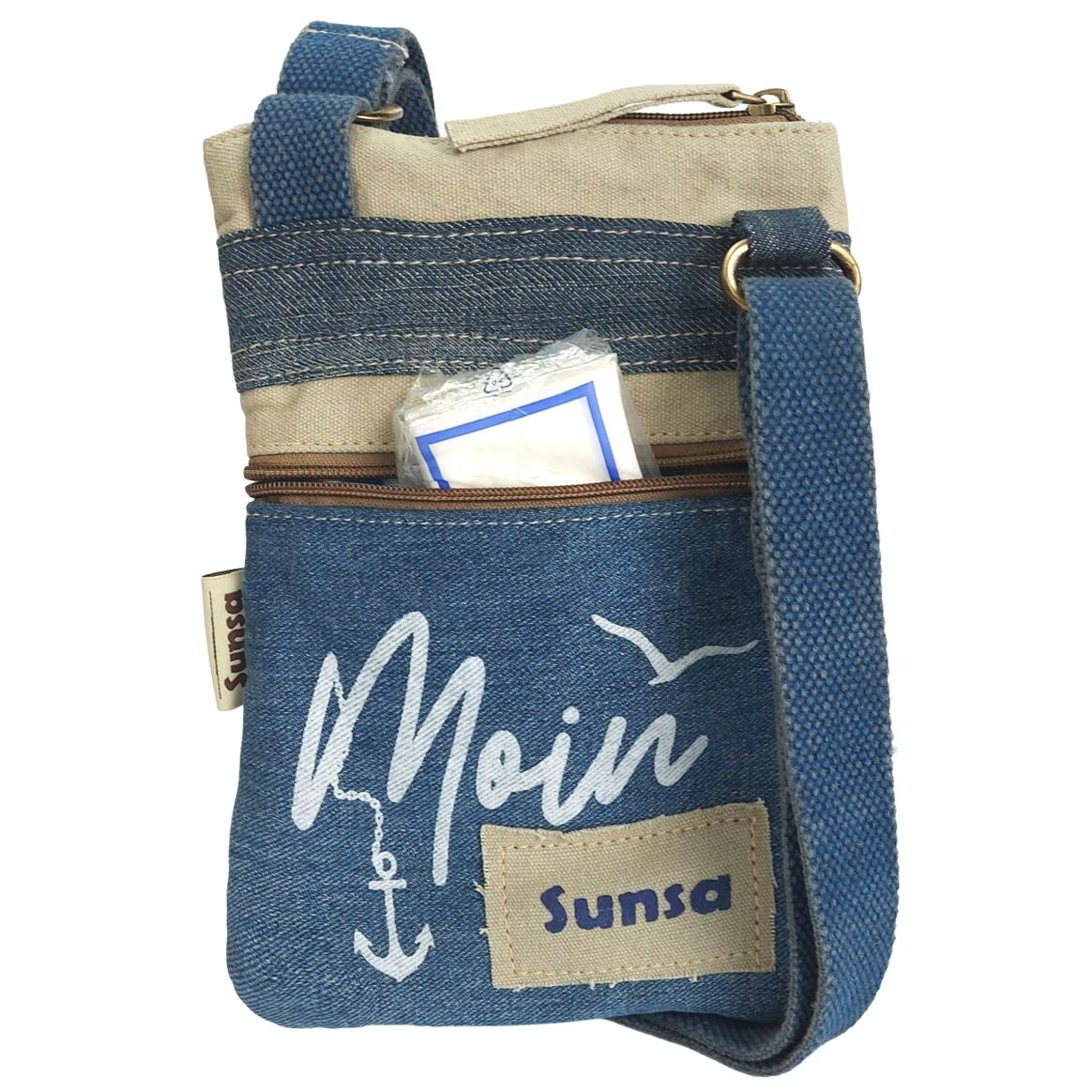 Sunsa Damen Umhängetasche - Seepferdchen