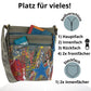 Sunsa Damen Umhängetasche - Vegane Leinwand
