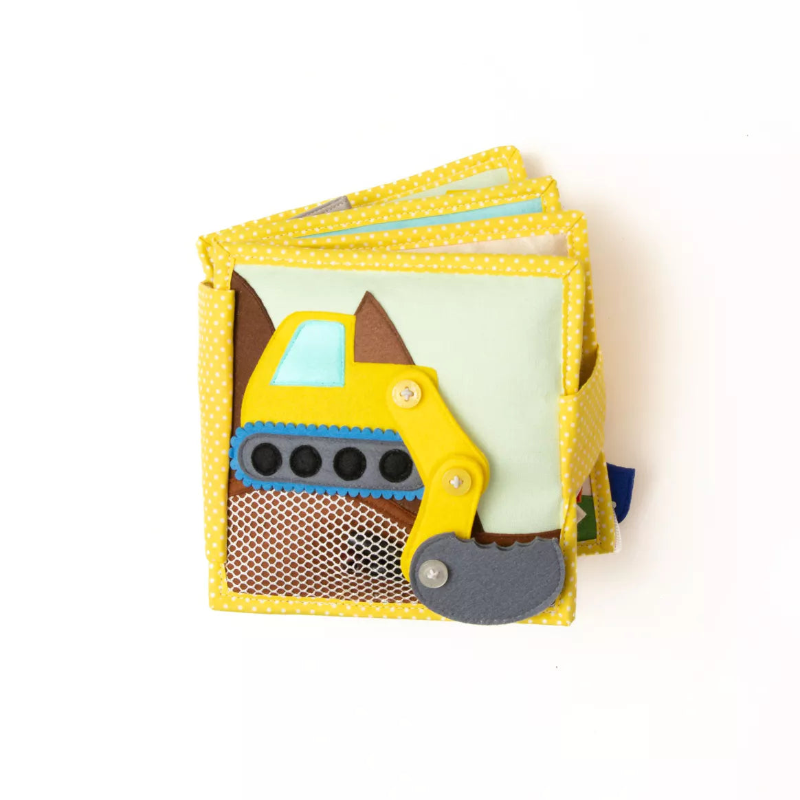 Jolly Designs Mein Erster Bagger - 6 Seiten Mini Quiet Book