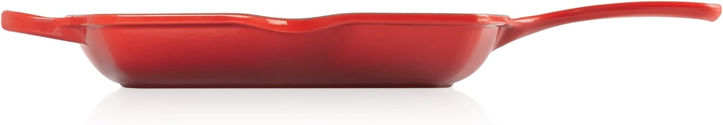 Le Creuset Signature Gusseisen-Grillpfanne 26 cm – Kirschrot