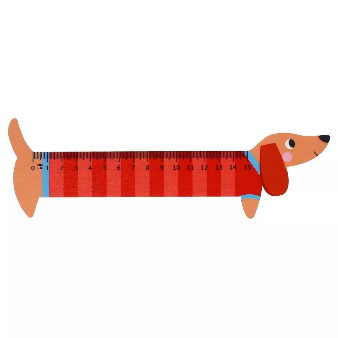 Rex London Holzlineal mit Dackel-Design – Sausage Dog