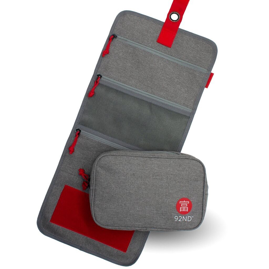 92ND.SUPPLY Washroll Kulturbeutel Grau