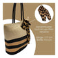 Julesmar Shopper "Leo" mit Leopard Print