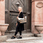 Julesmar Shopper "Leo" mit Leopard Print