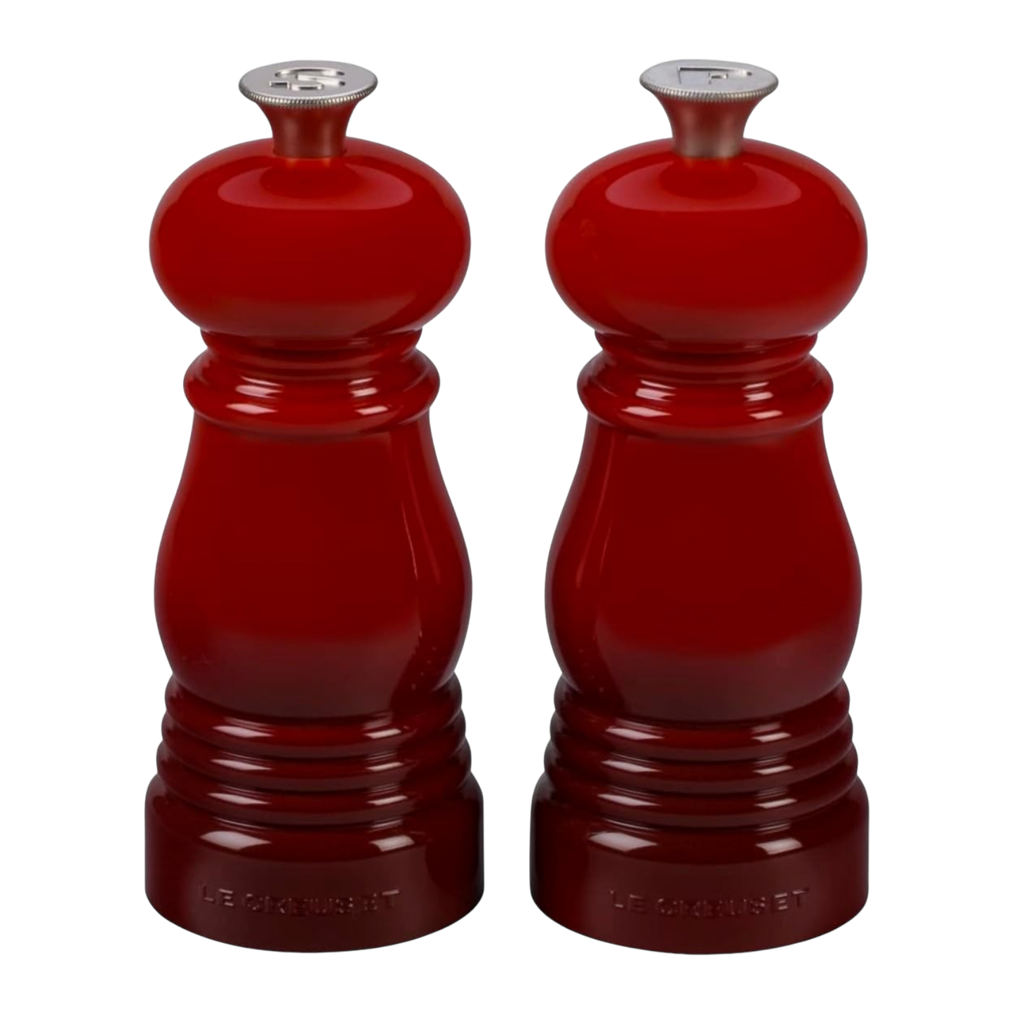 Le Creuset Kleines Mühlen-Set Salz & Pfeffer – Kirschrot