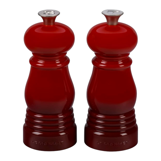 Le Creuset Kleines Mühlen-Set Salz & Pfeffer – Kirschrot