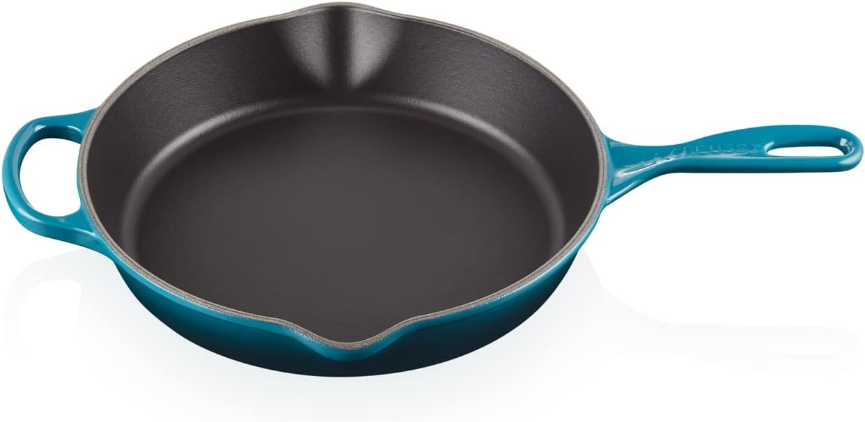 Le Creuset Gusseisen Bratpfanne 26 cm Deep Teal – 2 L, Induktion, Antihaftbeschichtung