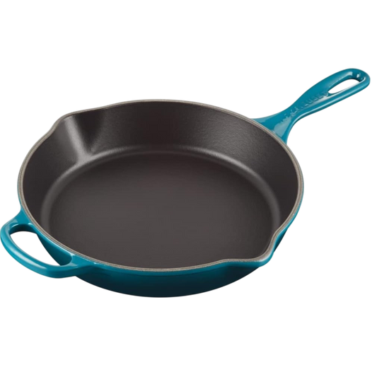 Le Creuset Gusseisen Bratpfanne 26 cm Deep Teal – 2 L, Induktion, Antihaftbeschichtung