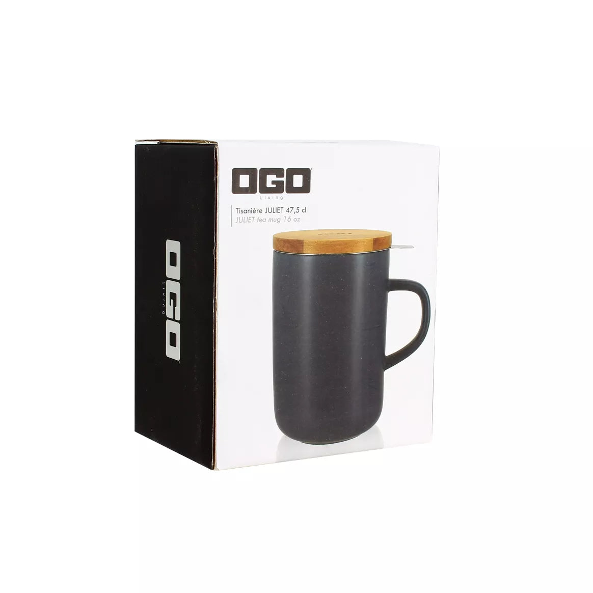 OGO Living Juliet Teekanne mit Akaziendeckel – 475 ml