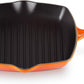 Le Creuset Gusseisen-Grillpfanne quadratisch 26 cm Ofenrot – Induktion, Made in France