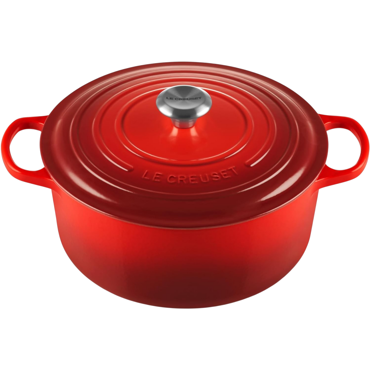 Le Creuset Signature Gusseisen-Bräter Ø 28 cm – Kirschrot