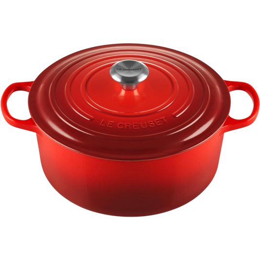 Le Creuset Signature Gusseisen-Bräter Ø 28 cm – Kirschrot