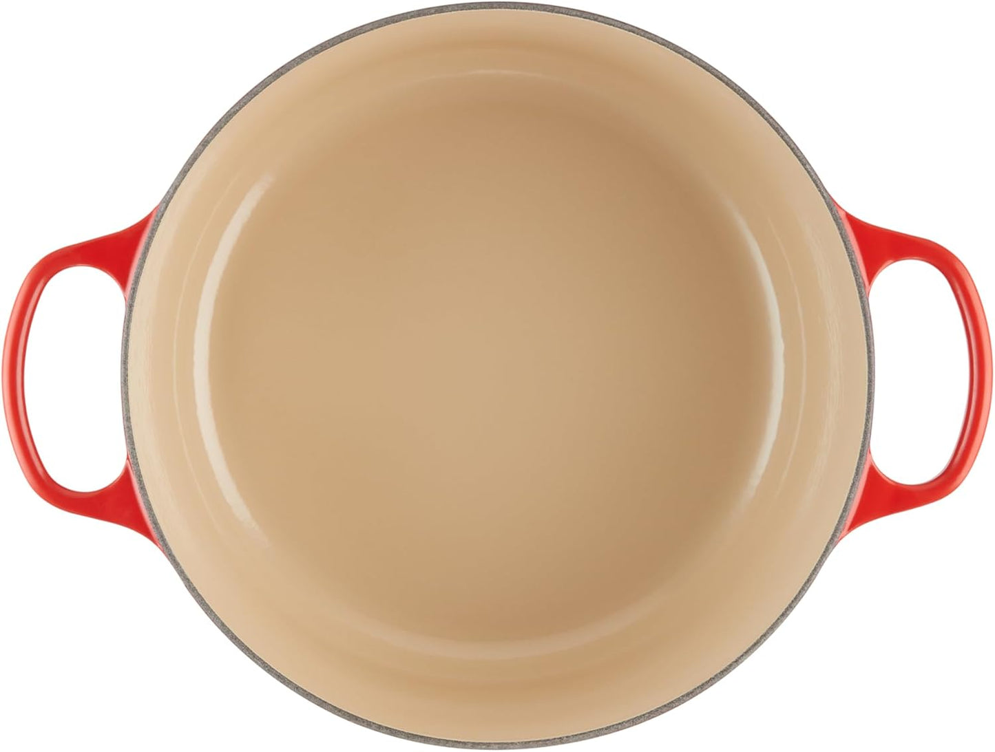Le Creuset Signature Gusseisen-Bräter Ø 28 cm – Kirschrot