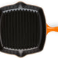 Le Creuset Gusseisen-Grillpfanne quadratisch 26 cm Ofenrot – Induktion, Made in France
