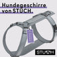 STUCH Hundegeschirr gepolstert - Grau XS