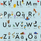 Close Up - Alphabet Schreibtischunterlage - blau
