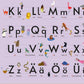 Close Up - Alphabet Schreibtischunterlage - lila