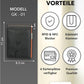 Kronenschein Slim Wallet mit Münzfach & RFID Schutz Schwarz-Orange