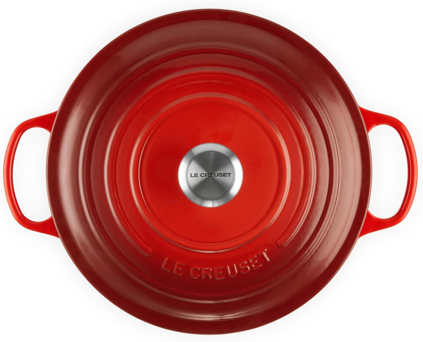 Le Creuset Signature Gusseisen-Bräter Ø 28 cm – Kirschrot