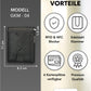 Kronenschein Slim Wallet mit Münzfach & RFID Schutz Schwarz-Glatt