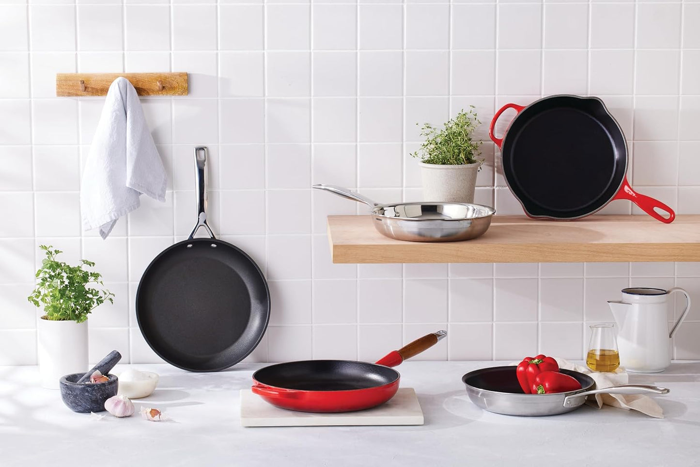 Le Creuset Signature Gusseisen-Bratpfanne 26 cm, Kirschrot