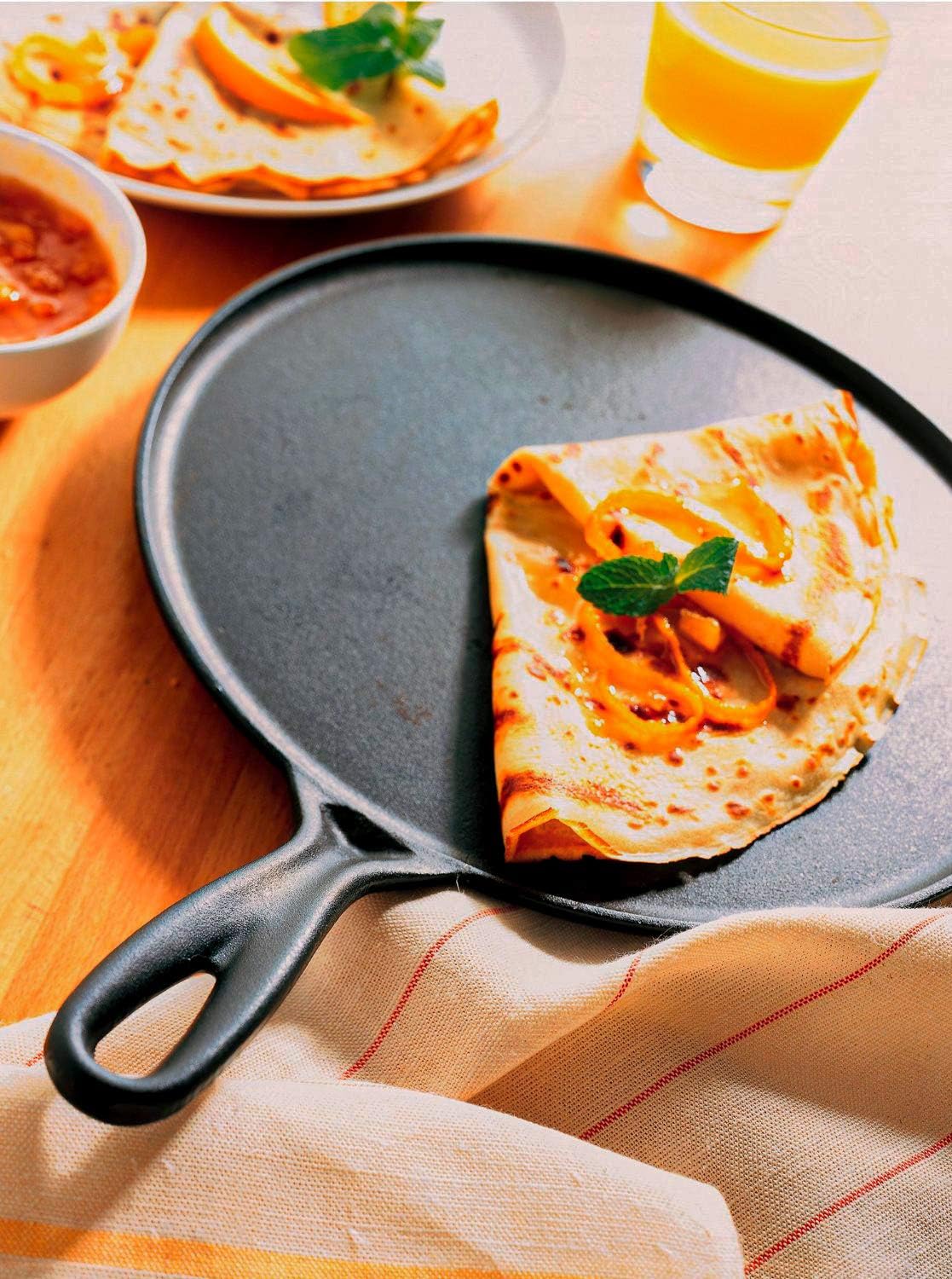 Le Creuset Crêpespfanne Gusseisen 27 cm Schwarz
