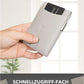 Kronenschein Slim Wallet mit Münzfach & RFID Schutz Grau