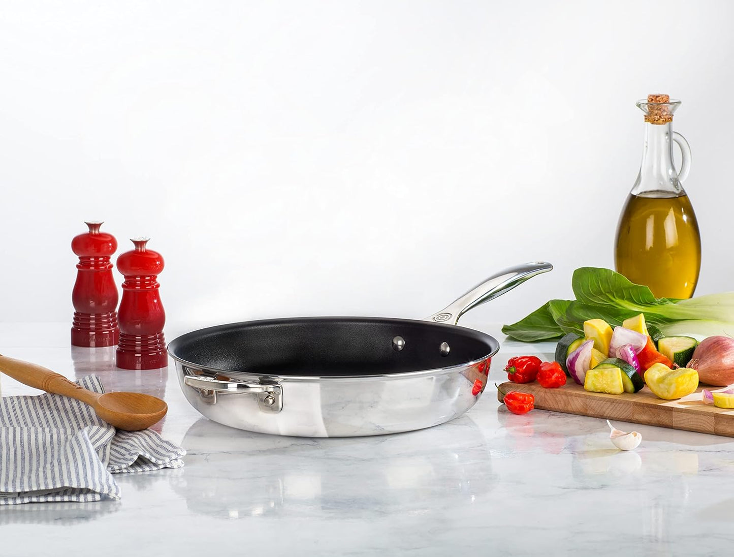 Le Creuset Kleines Mühlen-Set Salz & Pfeffer – Kirschrot