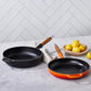 Le Creuset Signature Bratpfanne Gusseisen 28 cm Induktion Ofenrot Holzgriff