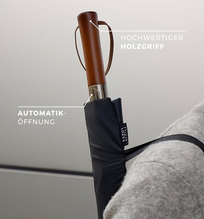 Sapor Design Stockschirm XXL - Schwarz